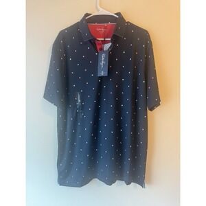 Walter Hagen Polo Shirt Men's L Golf Performance 11 Flags Sail Wicking UPF50+